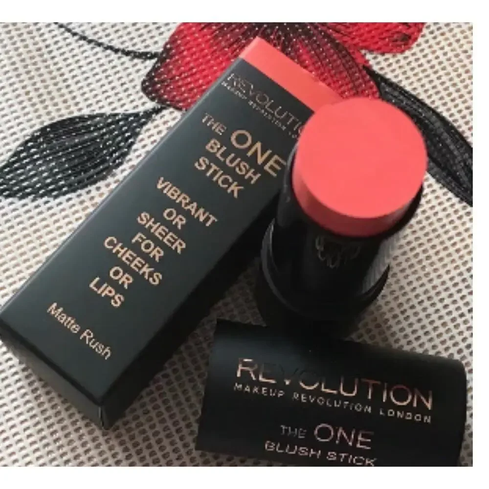 Revolution The One Blush Stick Matte Rush Cheeks or Lips